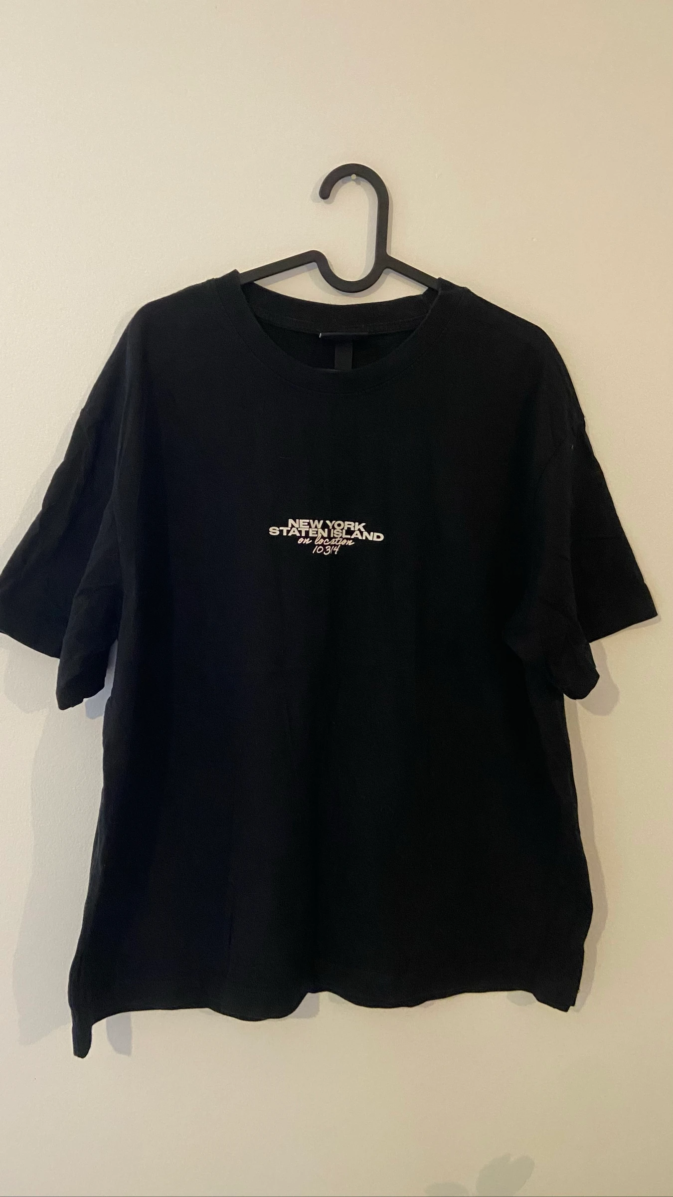 T-shirt Noir et blanc coupe Loose Fit taille L